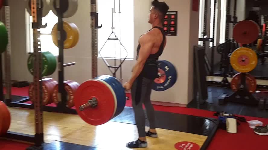 Deadlift 155x7 (double bodyweight)